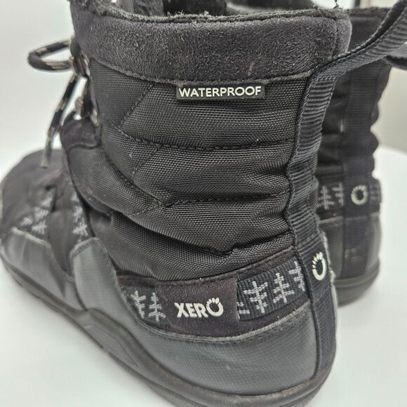 Xero Shoes Alpine Barefoot Snow Boots Men\'s Size 9 Black Lace-Up Comfort Winter main image 7